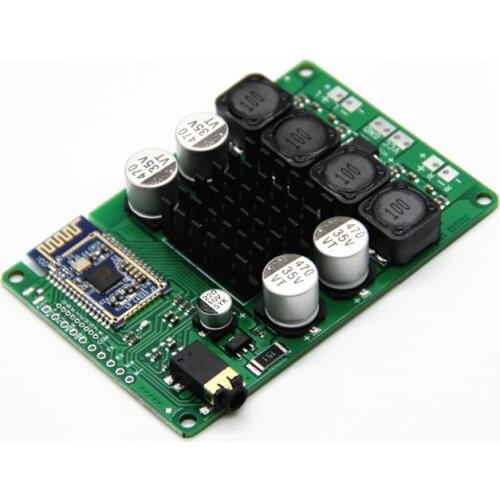 Bluetooth 5.0 Power Amplifier Board 2x50W/40W Support AUX Audio Input Support Serial Command To Change the name password