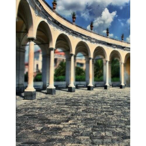 5x7ft Stone Floor Bridge Photography Backdrops Photo Props Studio Background