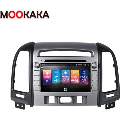 PX6 Android 10.0 4+128G For Hyundai Santa Fe 2006-2012 Car DVD Player GPS Navigation Auto Stereo Radio Multimedia Head Unit DSP