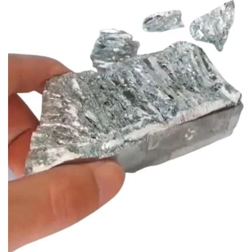 Free Shipping 99.995% Pure Zn Zinc Ingot Block for Research Experiment