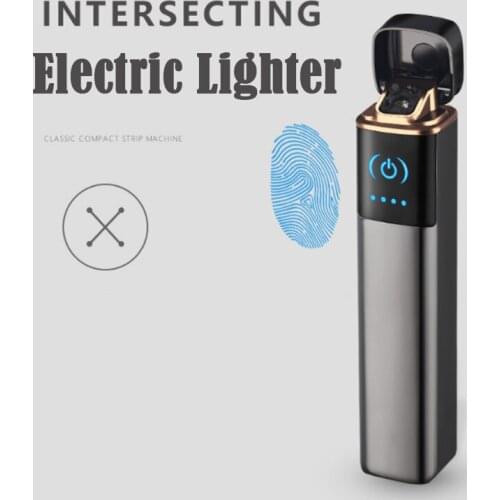 Cute Electric Lighter USB Flameless Plasma Rechargeable Touch Sensor Lighters Smoking Accessories Cool Gadgets Dropship Supplier
