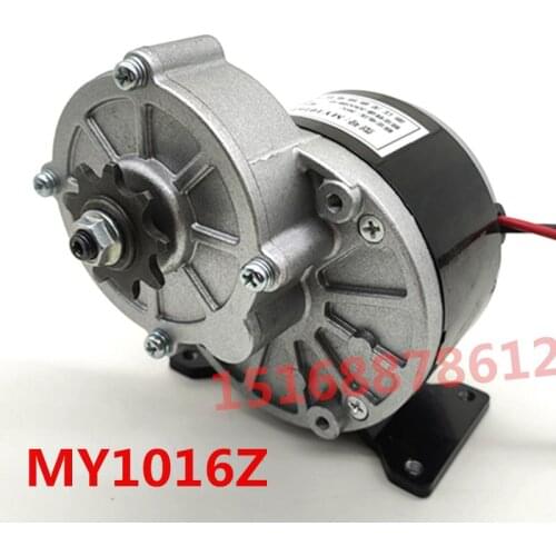 1Pc Hot 250W 24V Gear Motor ,brush Motor Electric Tricycle ,dc Gear Brushed Motor,electric Bicycle Motor, My1016Z2