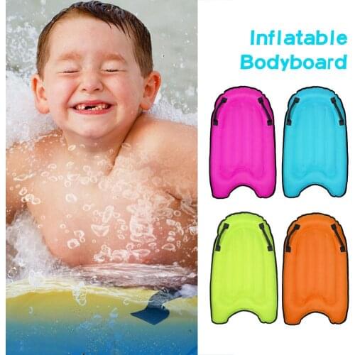 Outdoor Inflatable Surfboard Buoy Kickboard Kids Safe Sea Surfing Board Swimming Accessories