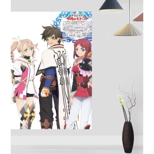 Tales Of Zestiria The X Poster Wall For Living Room Art Poster Decoration Silk Fabric Bright Smooth No Frame Morden Print Wall