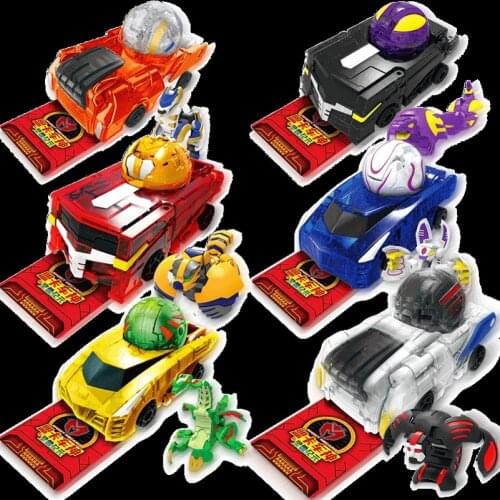 MONKART TURNING MEECARDS Deformation Robot Car Bakuball Bakucar Dragon MonsterBall Boy Toys Children Chrtistmas Gifts