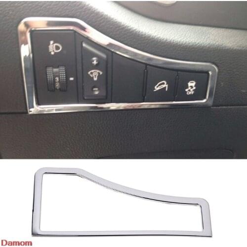 New ABS Chrome Inner Head Light Lamp Switch Cover Trim For Kia Sportage R 2011-2015