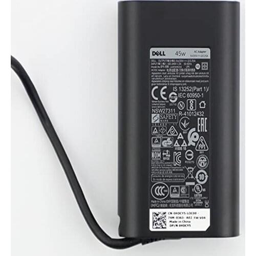 New Original 45w type c Latitude Ac Adapter For Dell Inspiron 15R (5537) 15R (7520) 15z (1570) 15z (5523) Charger Power Supply