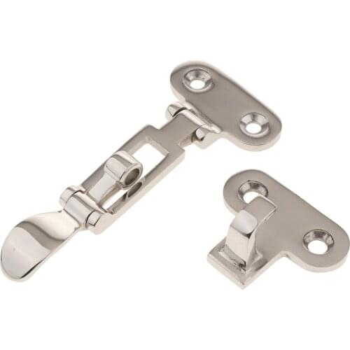 New Boat Locker Hatch Anti Rattle Latch Fastener 316 Stainless Steel 4-3/8in