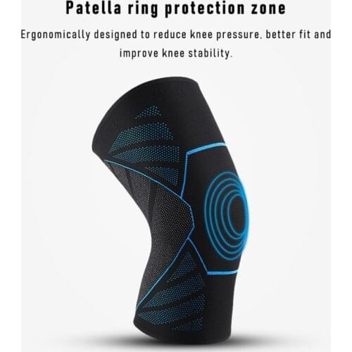 OutdoorSports Anti-collision Basketball Knee Pads Patella Protection Thigh Socks Honeycomb Knee Pads