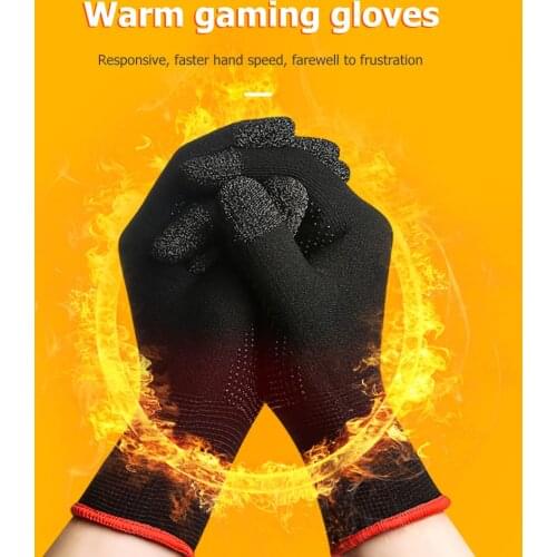 Anti Slip Touch Screen Gloves Men Women Breathable Sweatproof Knit Thermal Gloves for Gaming Biking Cycling Accessories