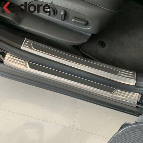 Car Door Sill Plate For Chevrolet Blazer 2019 2020 Stainless Steel Outer Door Protect Guard Plates Car Styling Accessories
