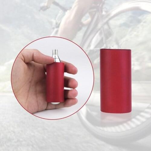 Drop Ship Bicycle CO2 Bottle Cover Air Pump Sleeve Protection Anti Freezing Bike Accessory