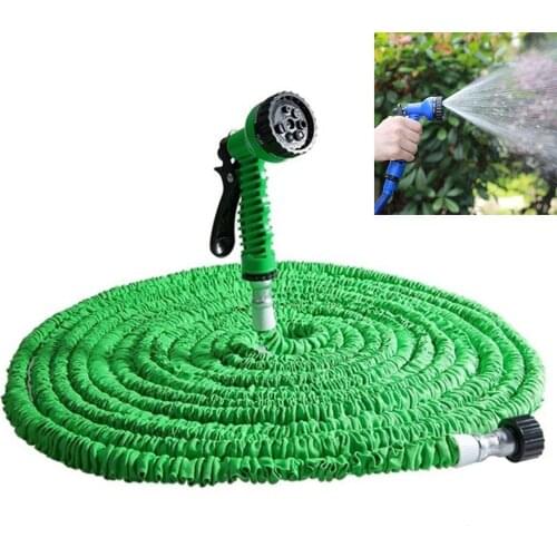 Garden Hose 25FT-250FT Expandable Magic Flexible Water Hose EU Hose Plastic Hoses Pipe With Spray Gun To Watering Car Wash Spray