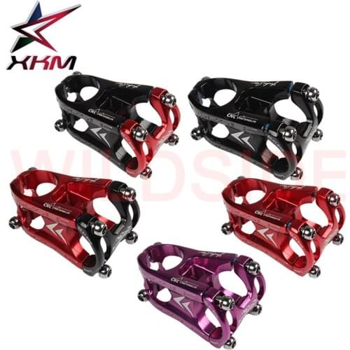 KRSEC Aluminium Alloy Stem MTB Mountain Bike Stem Short HandleBar Stem for 28.6mm bike Fork Cross Country Road Bike Accessories