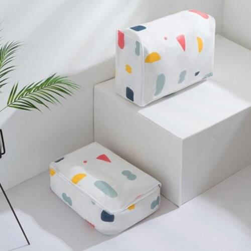 Thickened Quilt Storage Bag Large Moving Packing Bag Bag Pillow Quilt Storage Dampproof Sorting Three-dimensional Bags PEVA P4X4