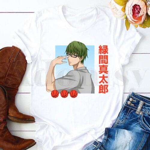 Short Sleeve Female Tops Tees Harajuku Vogue VintageT Shirts Kuroko No Basket Anime Womens T-shirt