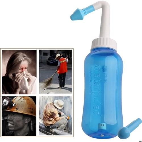300ml Family Adults Children Nasal Wash Cleaner Nose Protector Cleans Moistens Child Adult Avoid Allergic Rhinitis Neti Pot