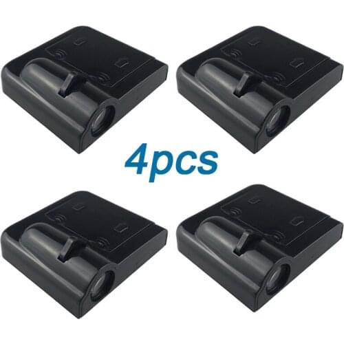 4PCS Wireless Led Car Door Welcome Light Projector Car Logo Laser Light Universal Car Door Coutesy Lamp Car Accessories Kits