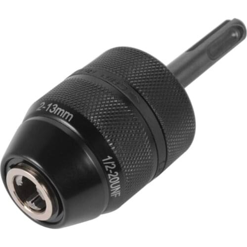 Drill Chuck Adapter, 2-13mm 1/2-20UNF Mount Heavy Duty Professional Converter Tool with SDS Plus Shank Adaptor