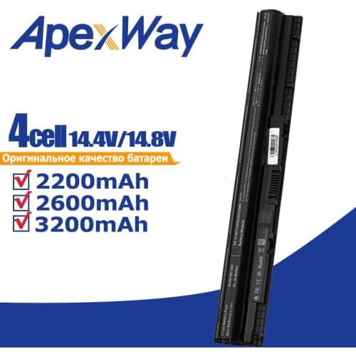 Apexway Laptop Battery M5Y1K For DELL 5455 5558 3000 3560 3570 3560 15 3000 5759 Notebook Battery GXVJ3 HD4J0 KI85W