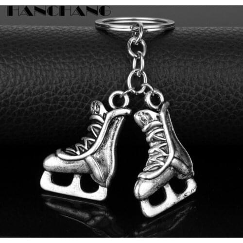 Anime Jewelry YURI!!! on ICE Roller Skates Shoes Keychain Pair Pendants Creative Keyrings Handbags Jewelry Key Chain