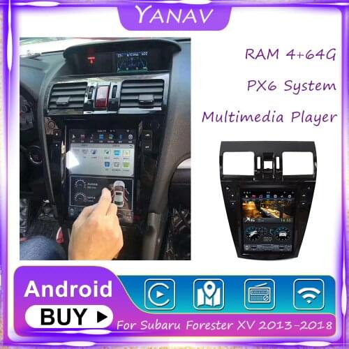 Car Radio 2 Din Android Carplay For Subaru Forester XV 2013-2018 GPS Navigation Stereo Receiver Multimedia MP3 Player Head Unit