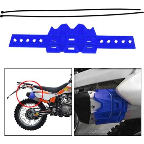 Exhaust Muffler Tailpipe Cover Guard Protector Universal for 2-stroke 4-stroke Motorcycle Dirt Bike Motorcross