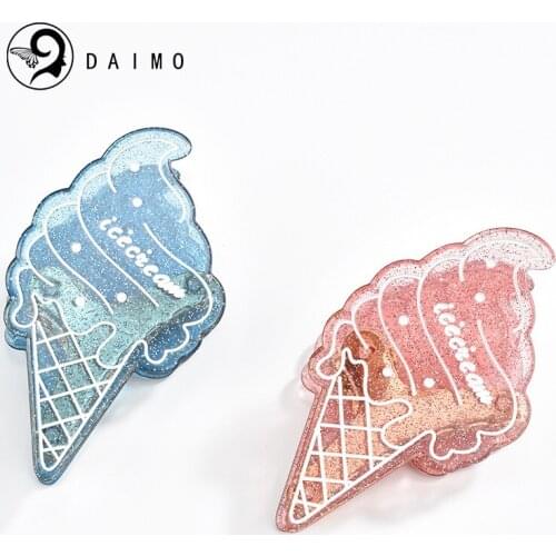 Cute ice cream shape hair claws hair clamp hairclips headwear hair accessories