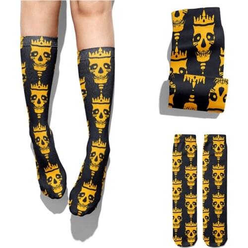 Women Funny Skeleton Skull Cotton Socks Creative Individuality Men Socks School Party Street Dancing Socks Comfortable Socks