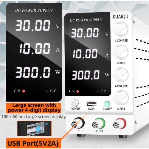 Newest Lab DC Power Supply Adjustable 30V 10A 120V 3A 60V 5A Voltage Stabilizer Regulator USB Switching Power Source 110V 220 V