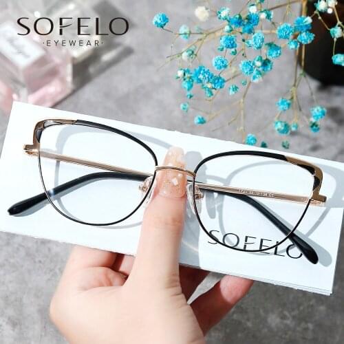Cat Eye Myopia Eye Glasses Women Progressive Eyeglasses Optical Prescription Eyewear Female Multifocal Bifocal Spectacles 2021