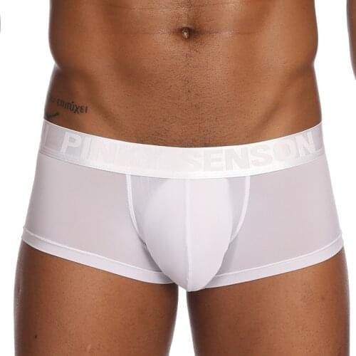Pinky senson Men's White Swimming Trunks