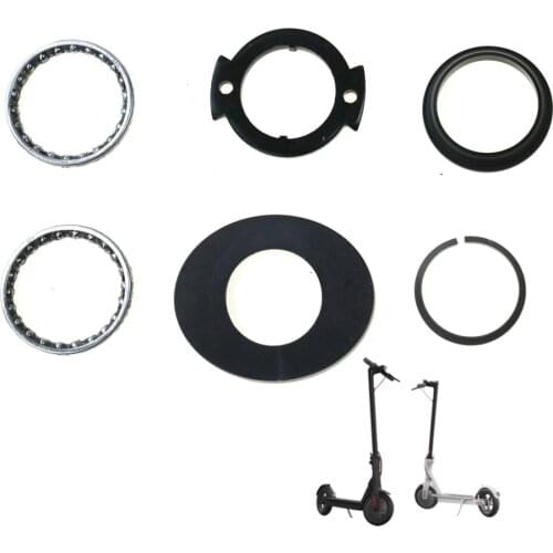 Electric Scooter Bearing Bowl Plastic Spacers Front Fork Tube Bearing Bowl Rotating Steering Sets for Xiaomi Mijia M365/M365 Pro