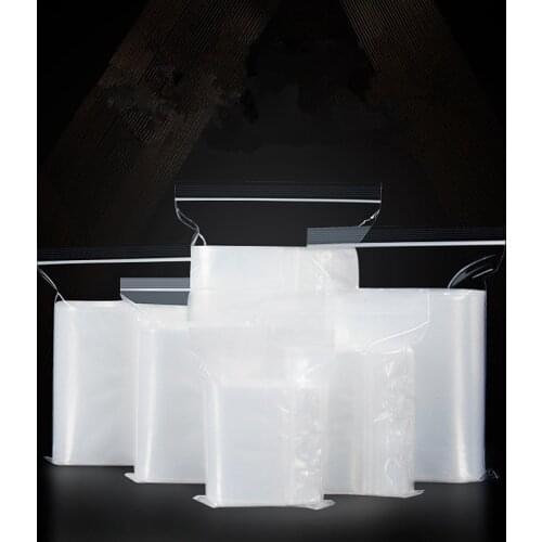100Pcs Transparent Self Sealing Plastic Bags Food Storage Bags Gifts Candy Bag Pouch Jewelry Reclosable Plastic Self Sealed Bag