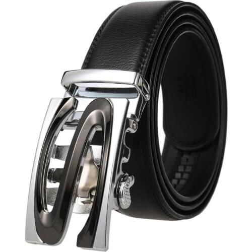 Luxury brands gifts for men leather metal automatic buckle high quality leather belt men belt designer belts LY187636-1