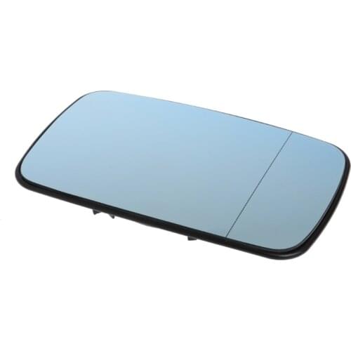 Blue Rearview Mirror Glass Left Right Co-pilot Side Heatable Lens For BMW 3Series E46 X6HF