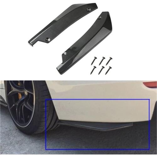 2Pcs Universal Car Rear Bumper Lip Spoiler Diffuser Splitter Scratch Protector for Jeep Grand Cherokee/Compass/Commander/Wrangle