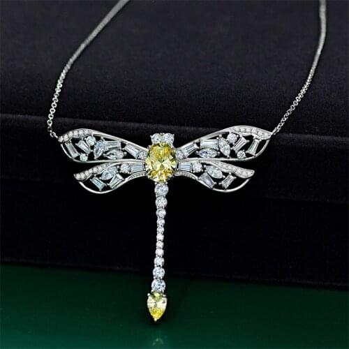 Designer Fashion 925 Sterling Silver Jewelry 3A Cubic Zirconia Party Necklace