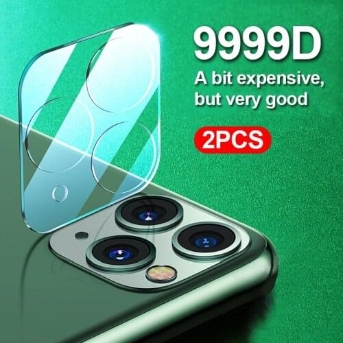 2 PCS 9999D Camera Lens tempered Glass For iPhone 11 Pro Max X XR XS Screen Protector For iPhone 11 Lens Protection Glass Film
