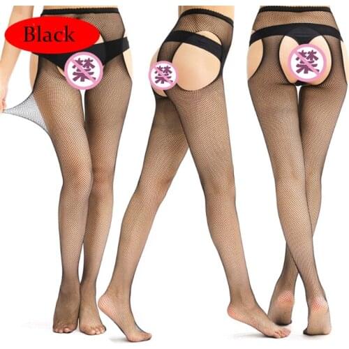 Sexy Lingerie Stockings Women Four Hollow Fishnet Transparent Tigh High Stocking Socks For Ladies Mesh Pantyhose Free Removal