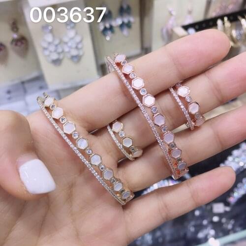 TIRIM 2020 NEW Luxury Unique African Bangle Ring Set Jewelry Sets For Women Wedding Cubic Zircon Crystal CZ Dubai Bridal Jewelry