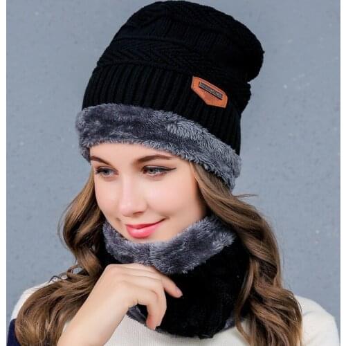 Women Men fashion Winter Wool Ski Hat Mask Set Head hooded Cap Earmuffs Head Caps Male beanie mask balaclava gorro masculino