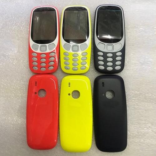 ZUGZUC New Complete Housing For Nokia 3310 Full Housing Back Case + Face Frame + Keyboard + Logo