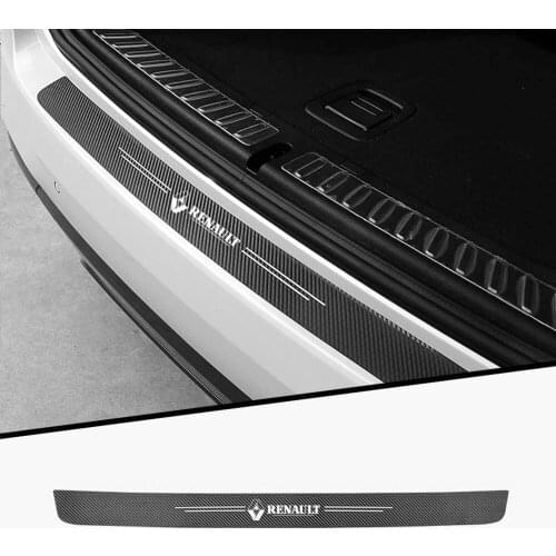 1PC car sticker carbon fiber texture cloth trunk protection