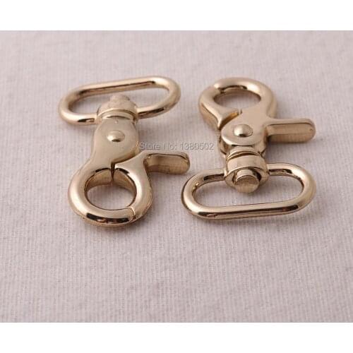 10pcs gold color Snap Hooks buckles Spring Hooks Survival Key Chain 57*28mm