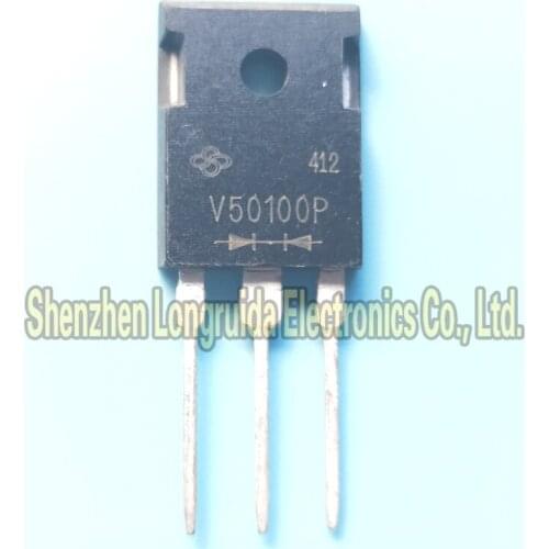 10PCS V50100P V50100 TO-247 50A 100V Schottky diode