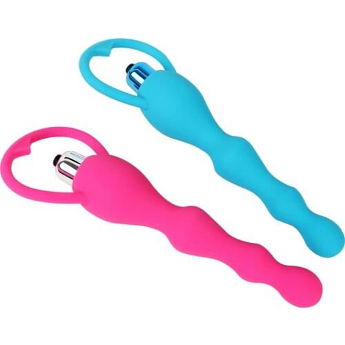 Butt Plug Anal Beads Vibrator Dildo Sex Products Anal Sex Toys Waterproof Silicone
