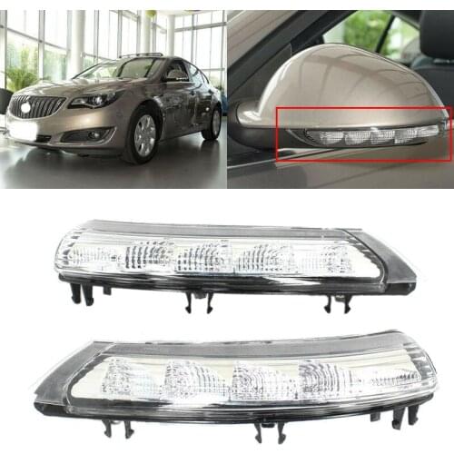 Car Left & Right LED Rearview Mirror Turn Signal Lights Lamp Car-Styling for Buick Regal 2011-2016