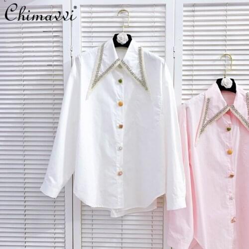 Chimavvi Collar Blouses