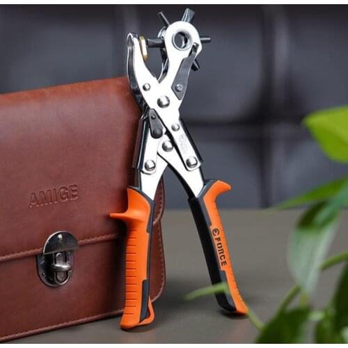 Belt punch multifunctional multi-purpose round hole punch household DIY belt watch belt bag leather punch